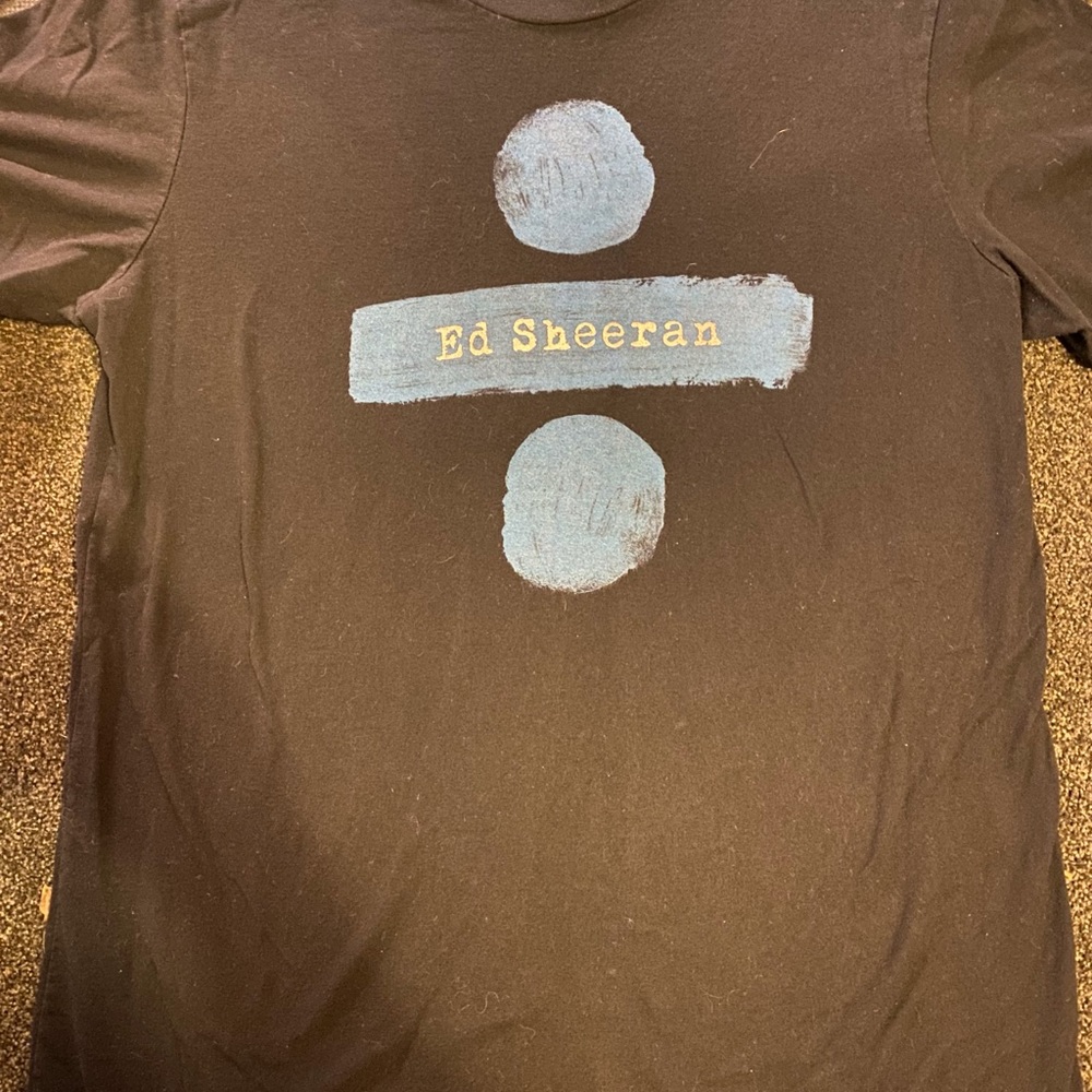 Ed Sheeran concert shirt